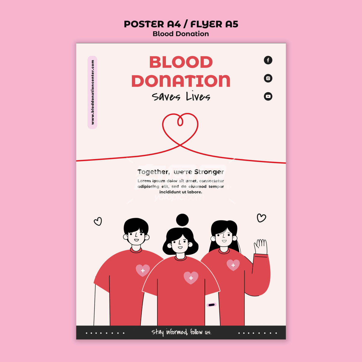献血海报宣传