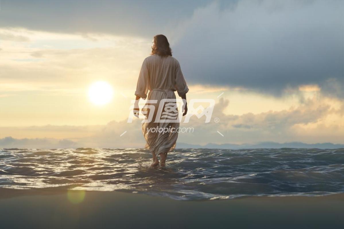耶稣在水面上行走