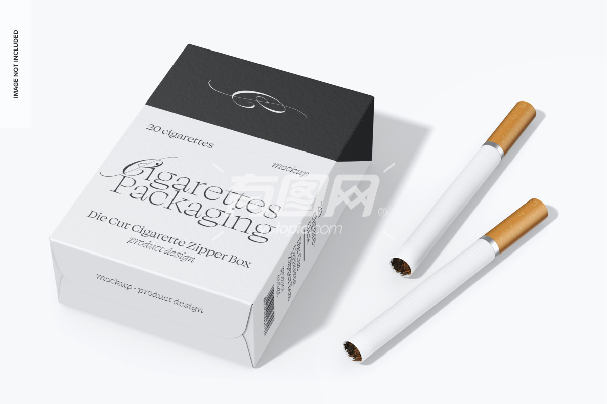 香烟包装盒设计模拟展示