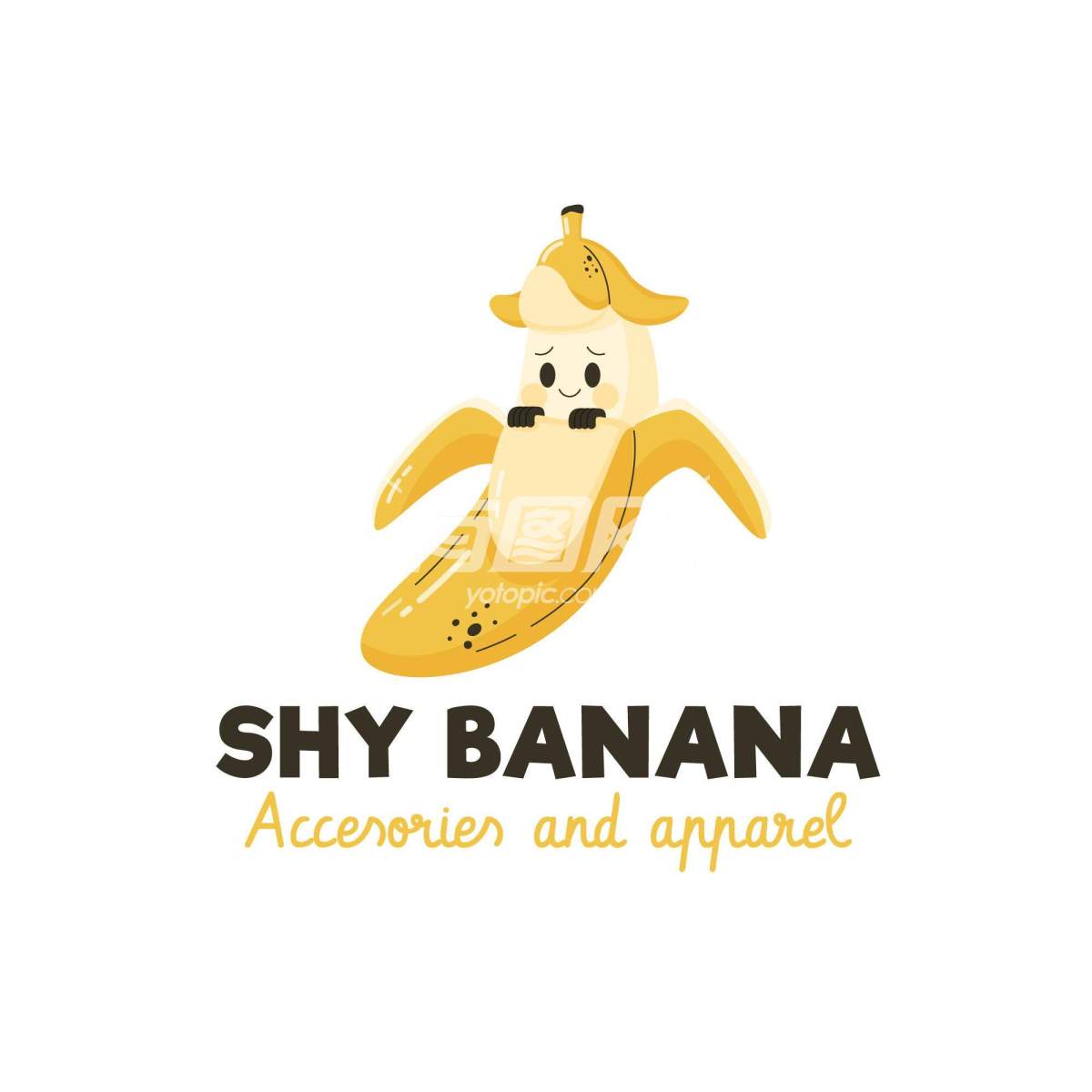 卡通香蕉的logo
