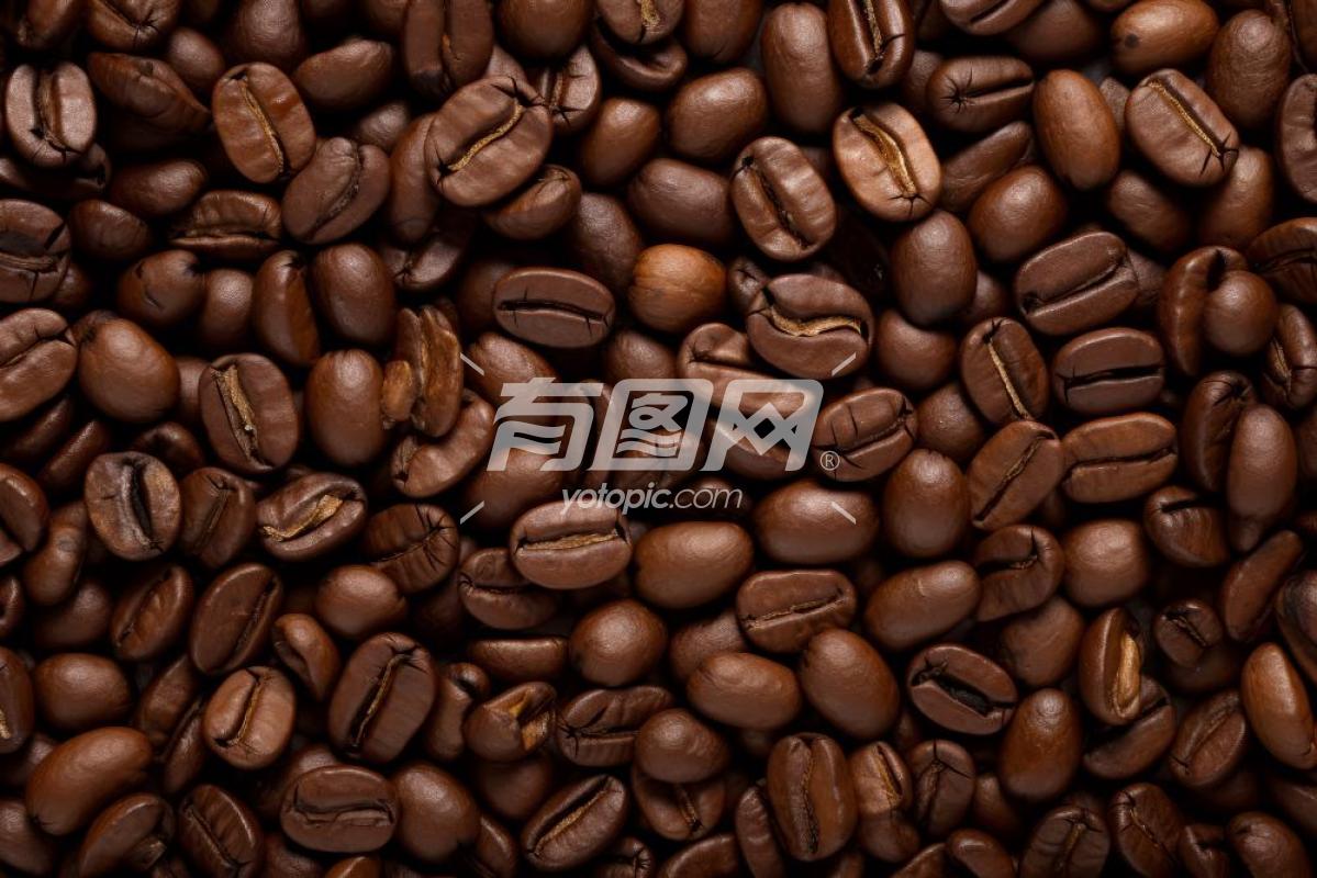 咖啡豆背景纹理