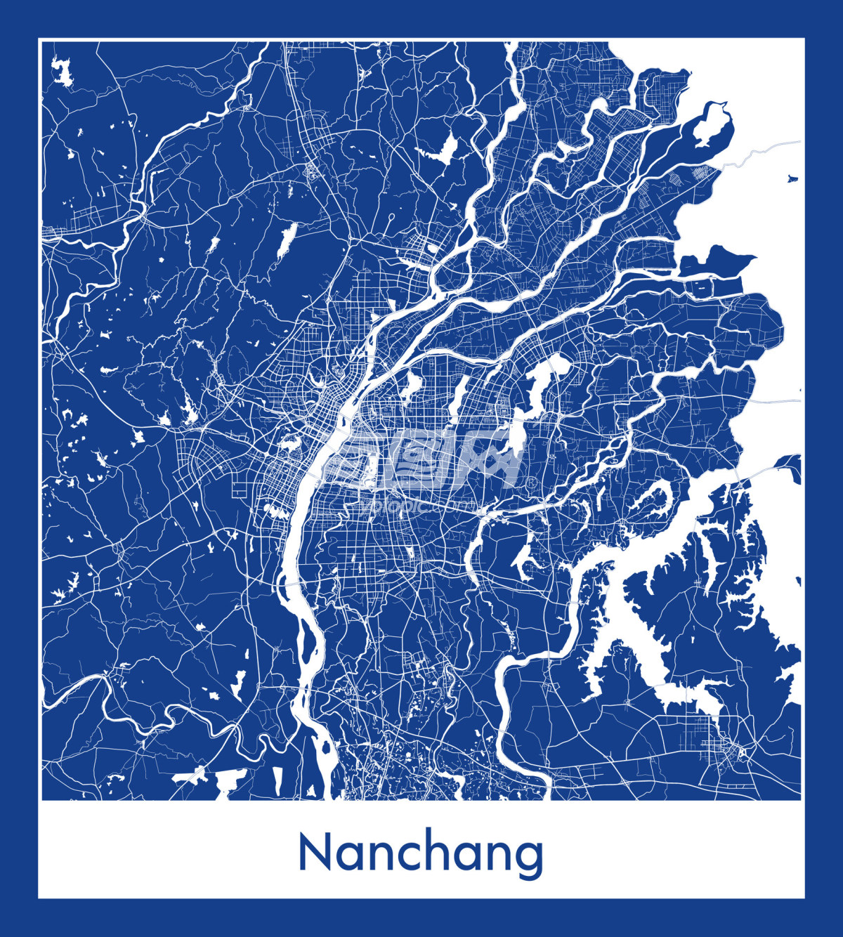 南昌市的地图