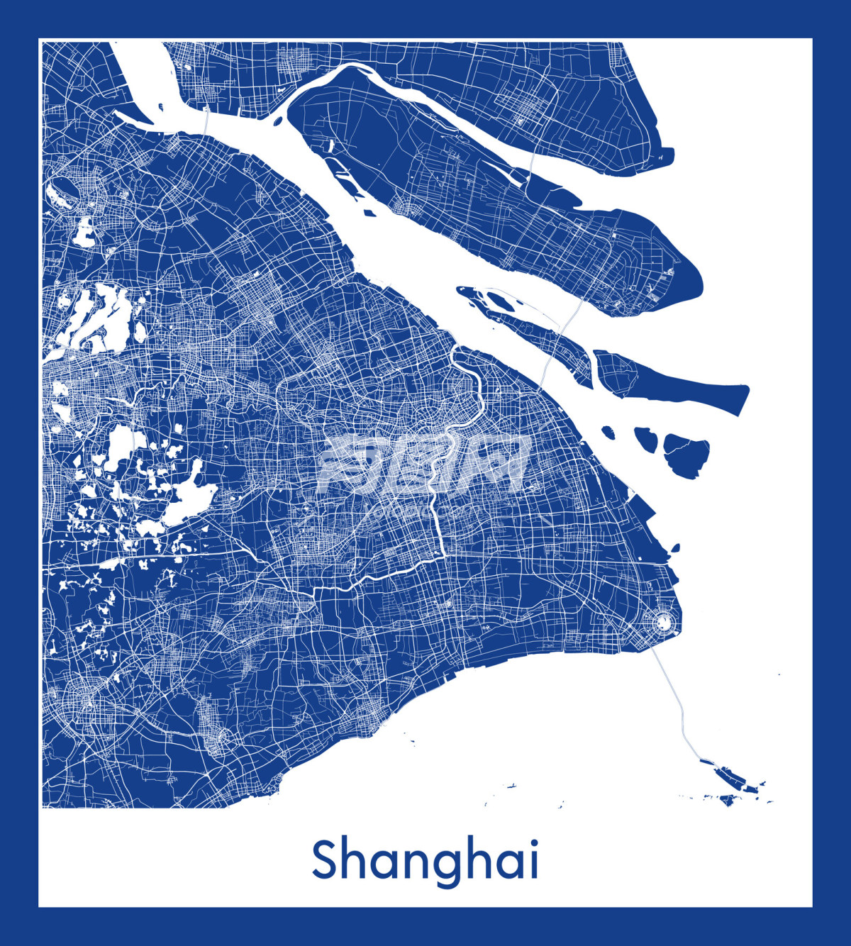 上海市的地图