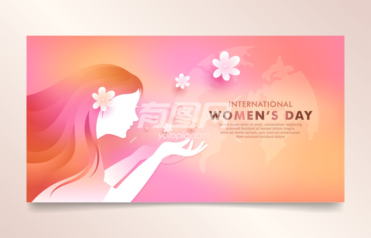 国际妇女节的宣传海报
