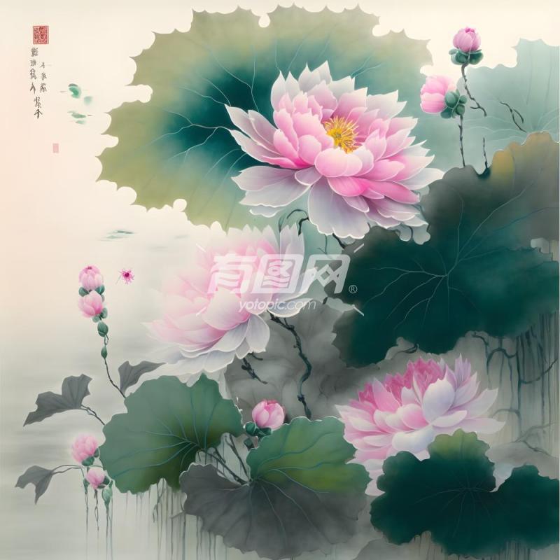 中国传统花卉画