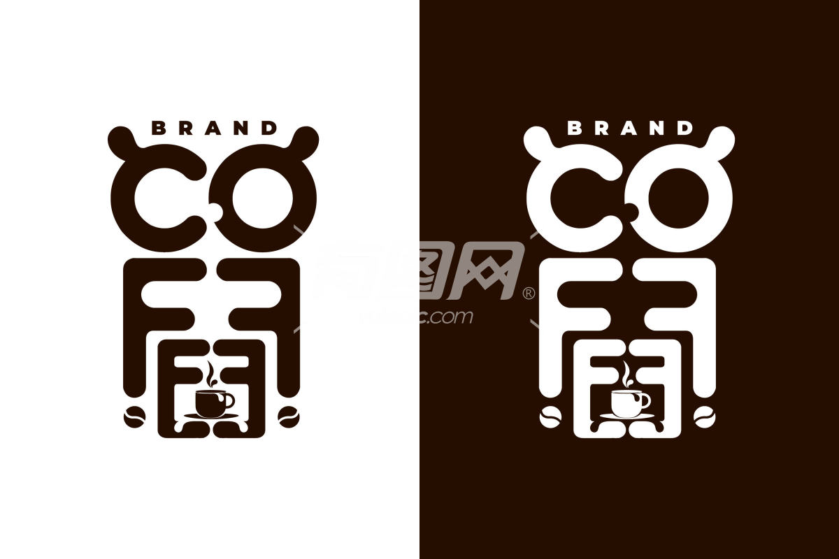 咖啡品牌的logo设计