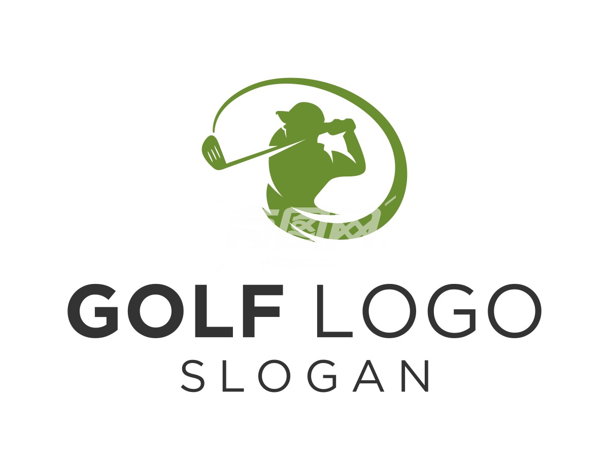 高尔夫球标志设计