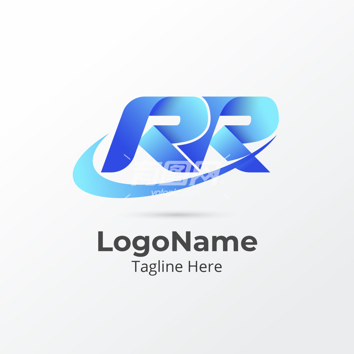 字母R标志logo设计