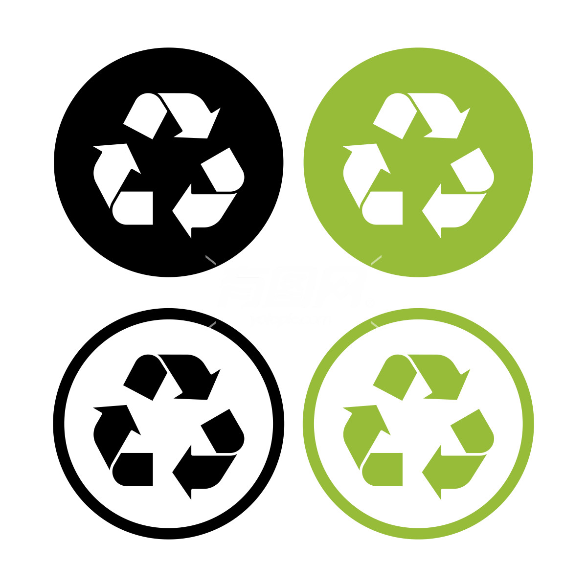 回收标志logo