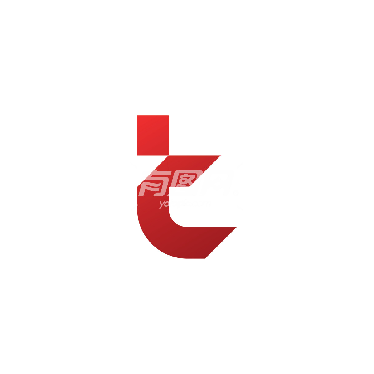 红色字母T标志设计