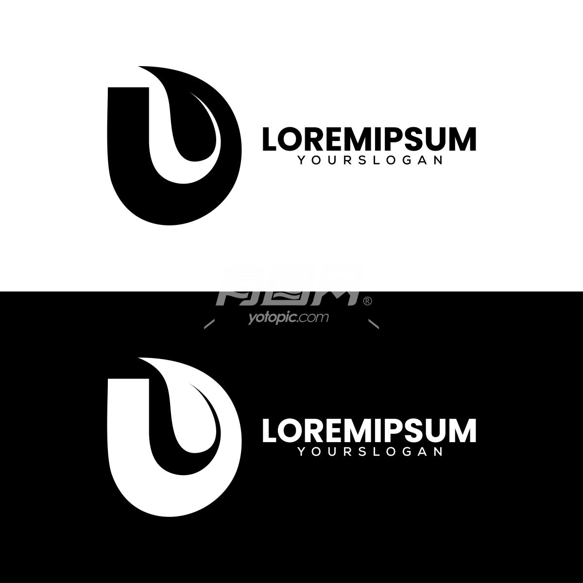 U字母Logo设计