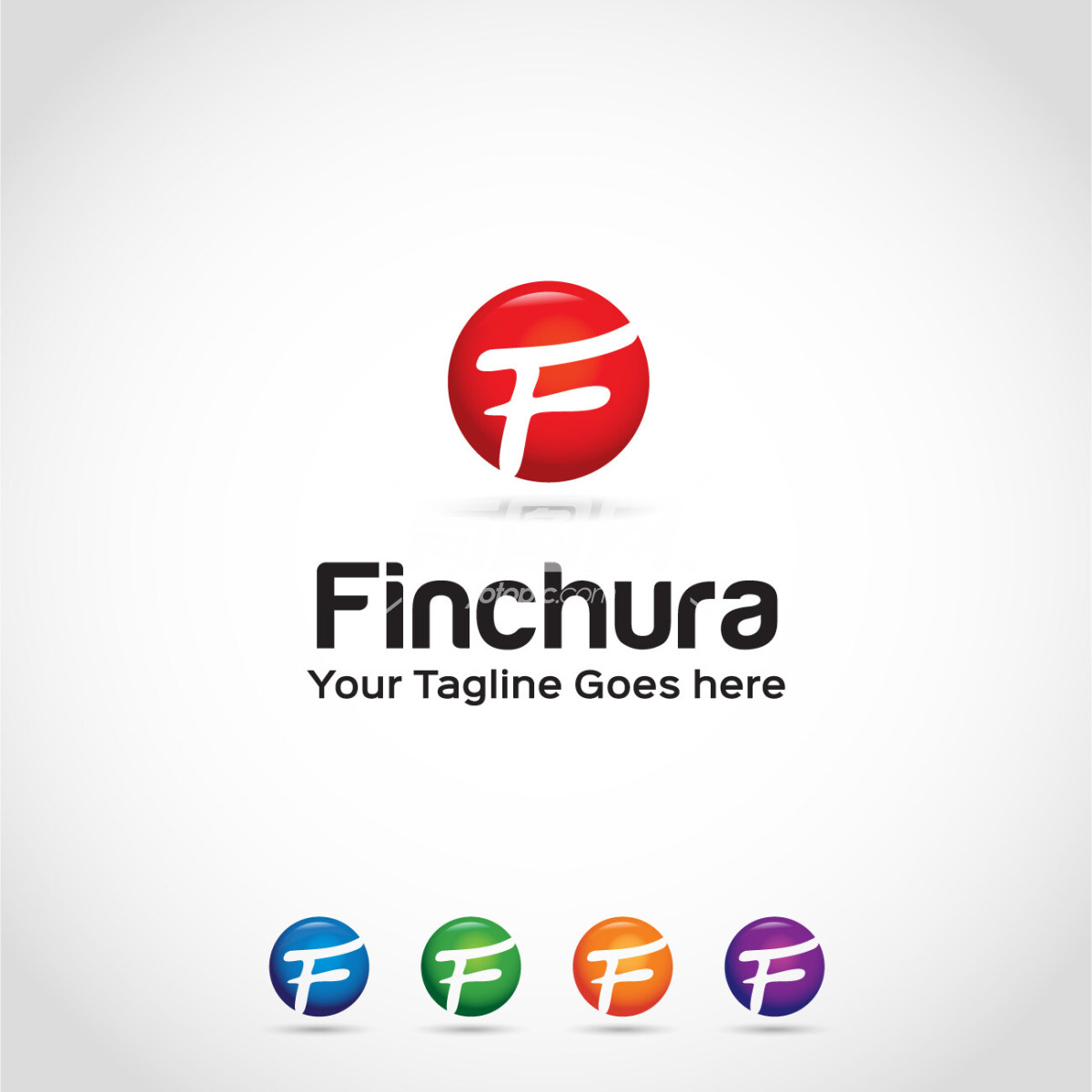Finchura品牌标志设计