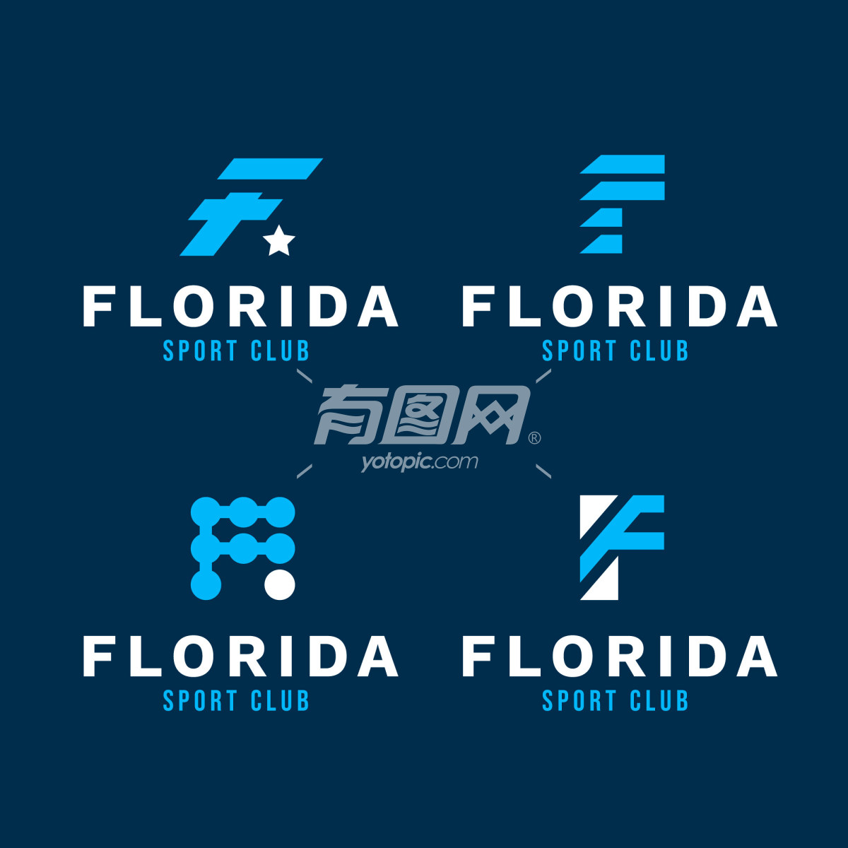 佛罗里达运动俱乐部标志设计
