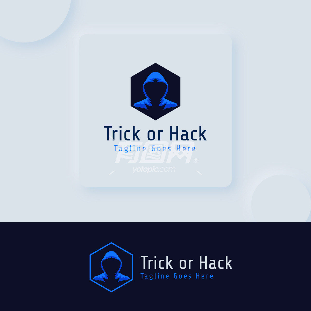 Trick or Hack标志设计