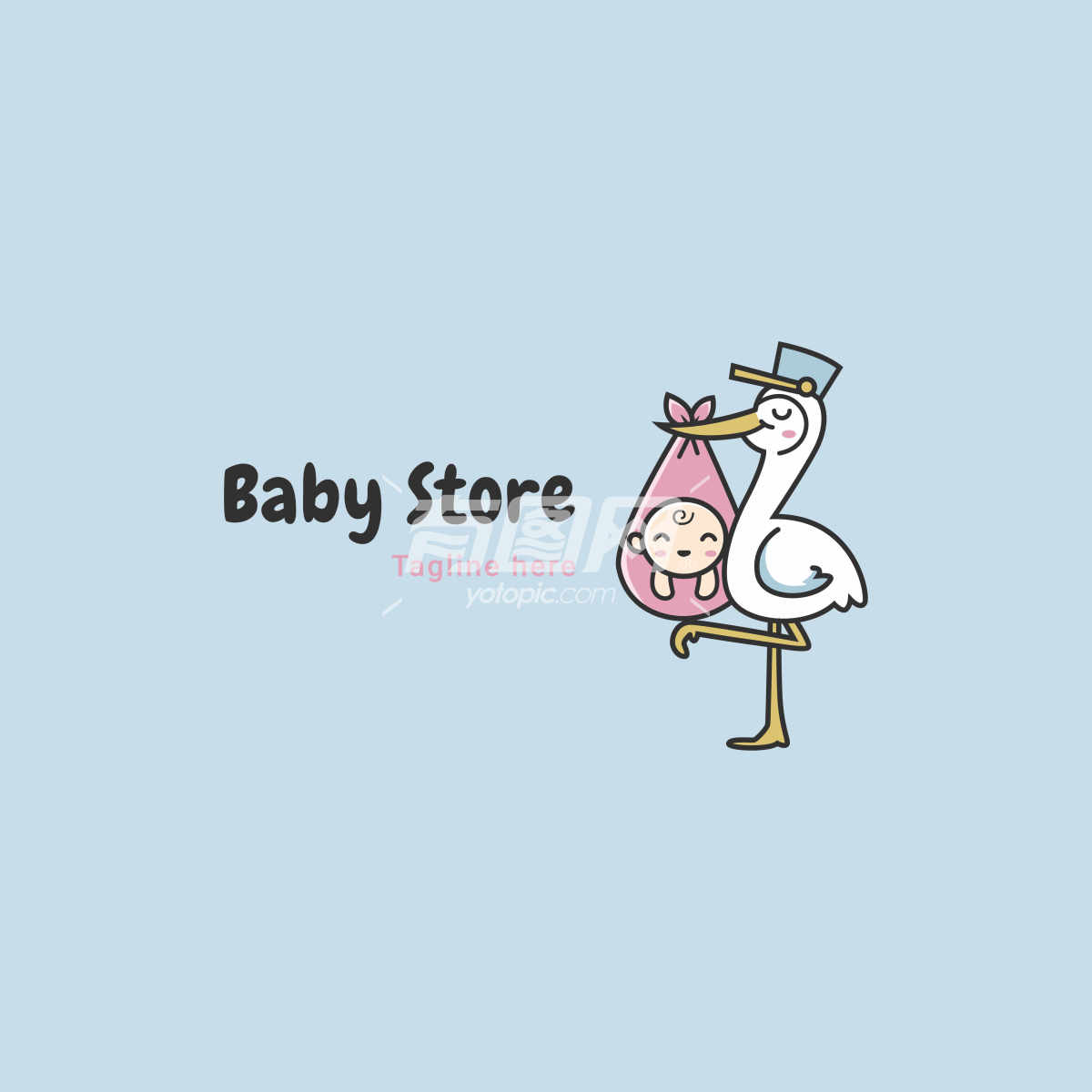 婴儿用品店的logo设计