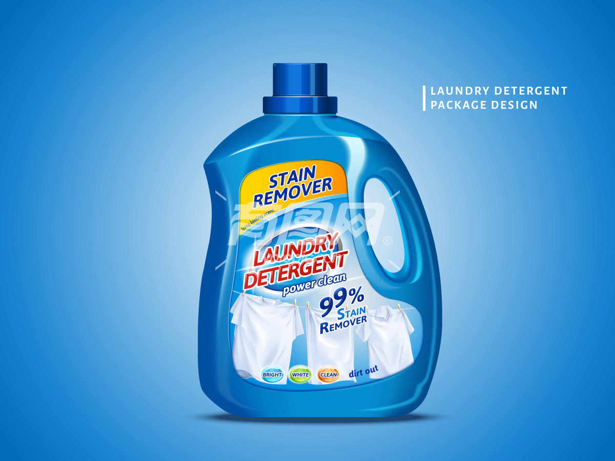 洗衣液的广告宣传图