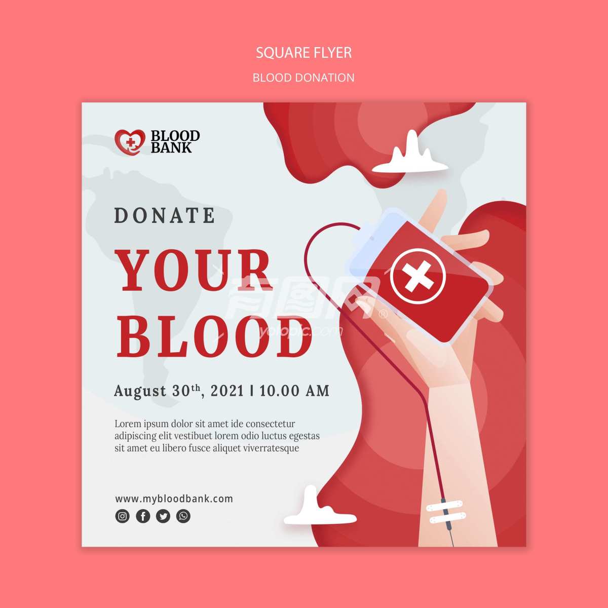 献血单页