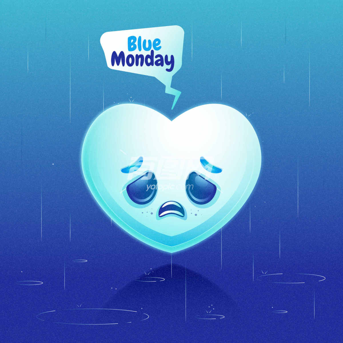 Blue Monday的雨天独白