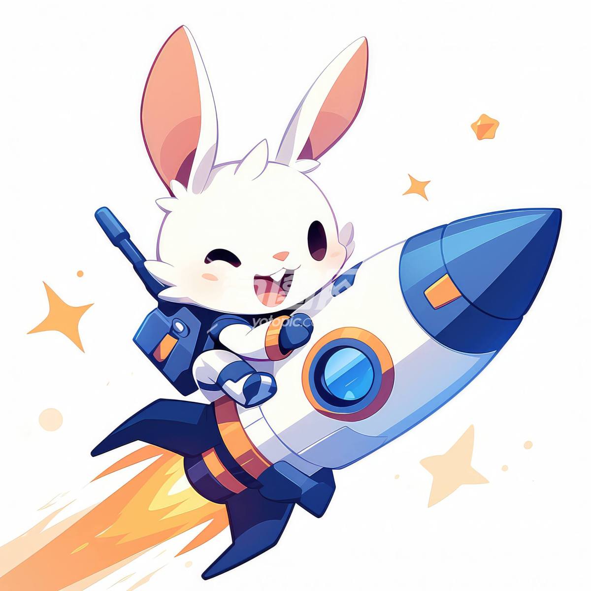 坐火箭的兔子