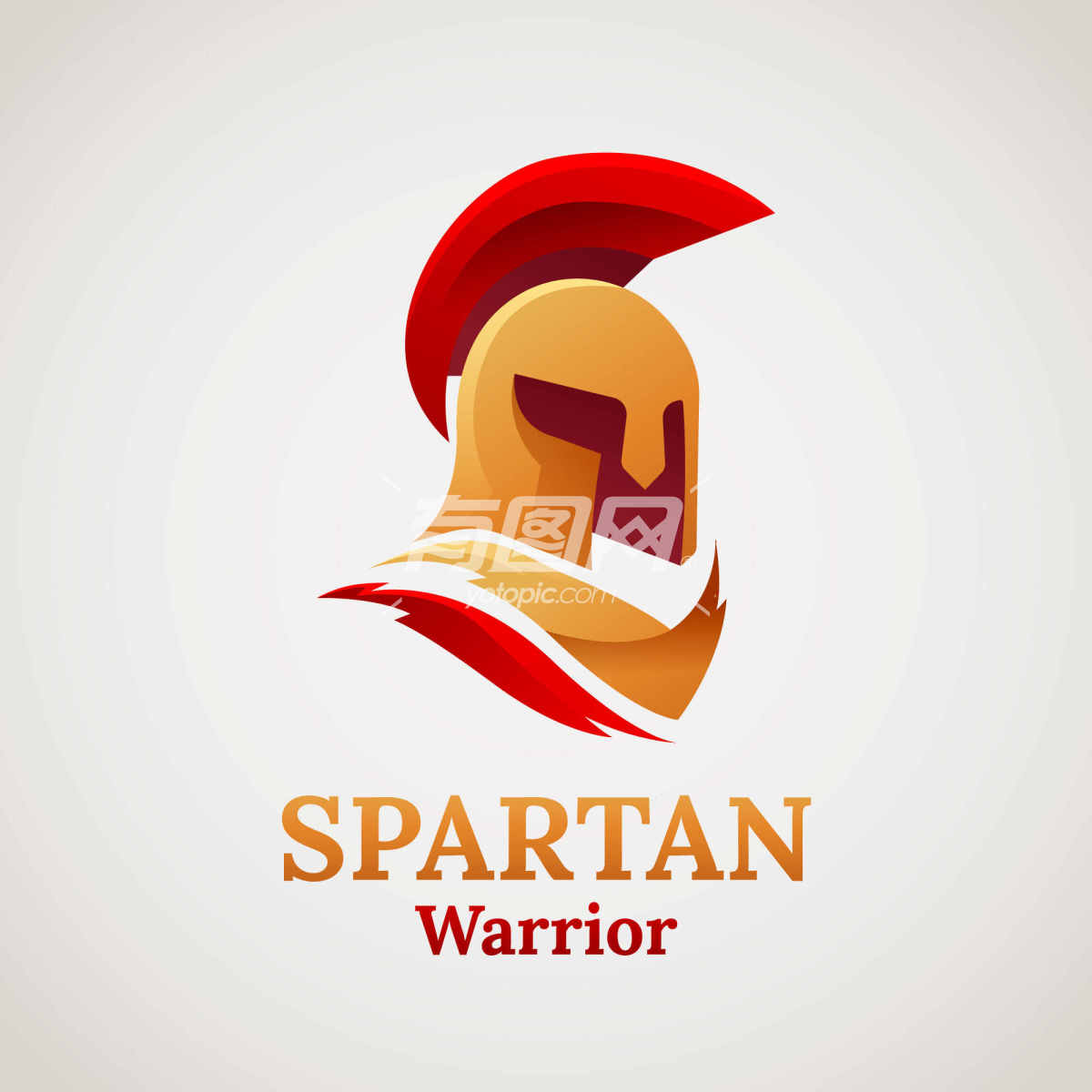 斯巴达战士头盔 logo