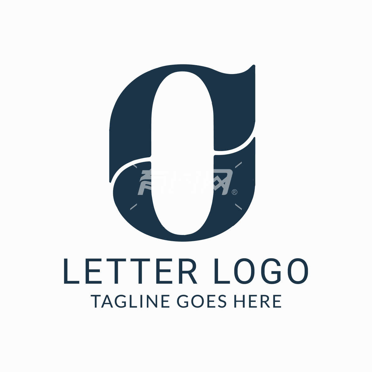 字母O的logo设计