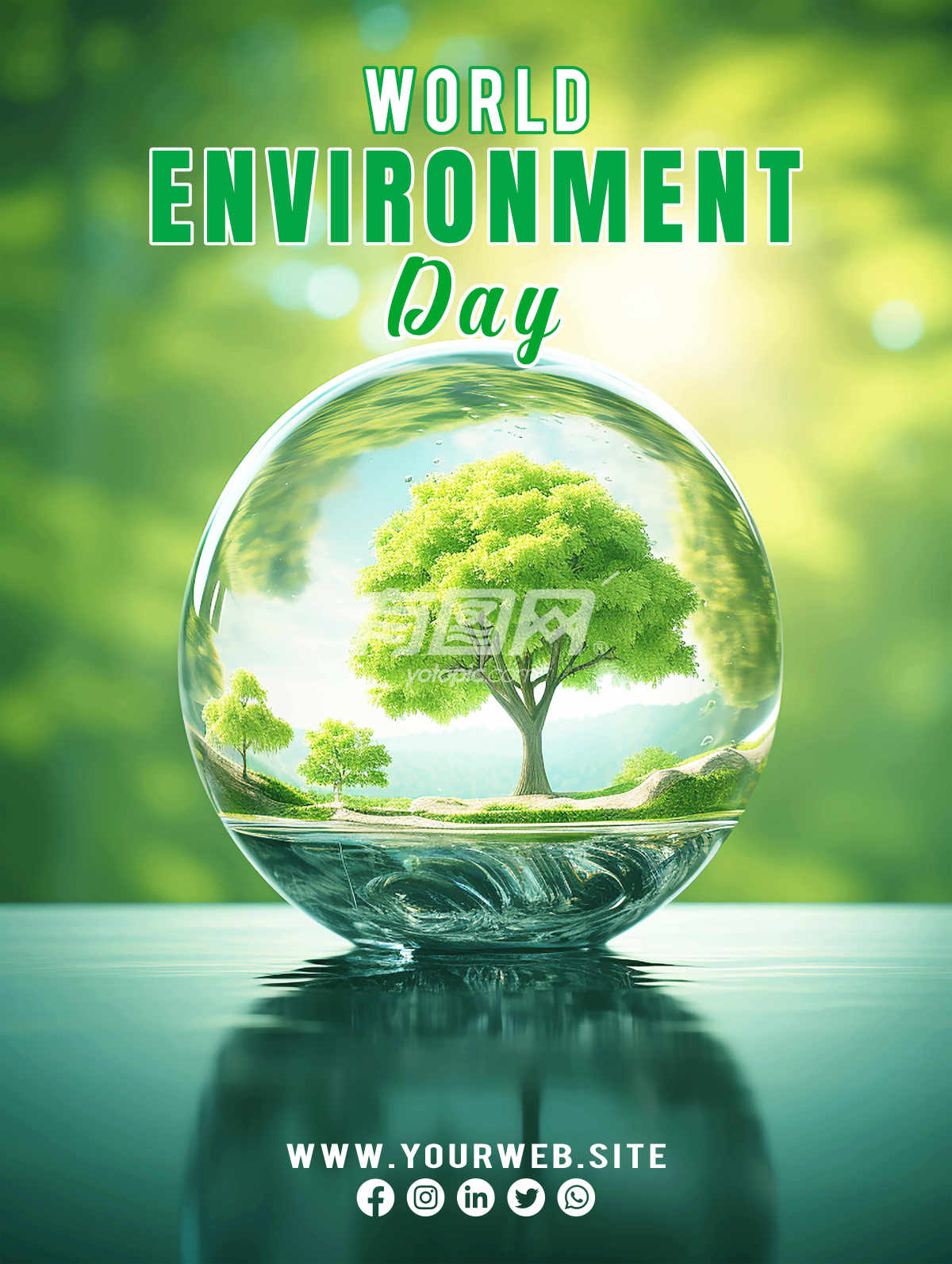 世界环境日的宣传海报