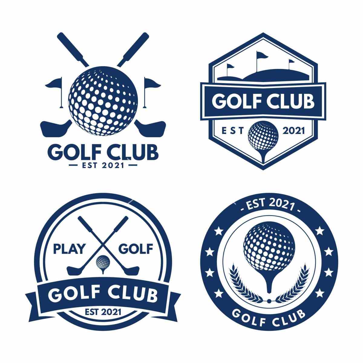 高尔夫俱乐部的徽章