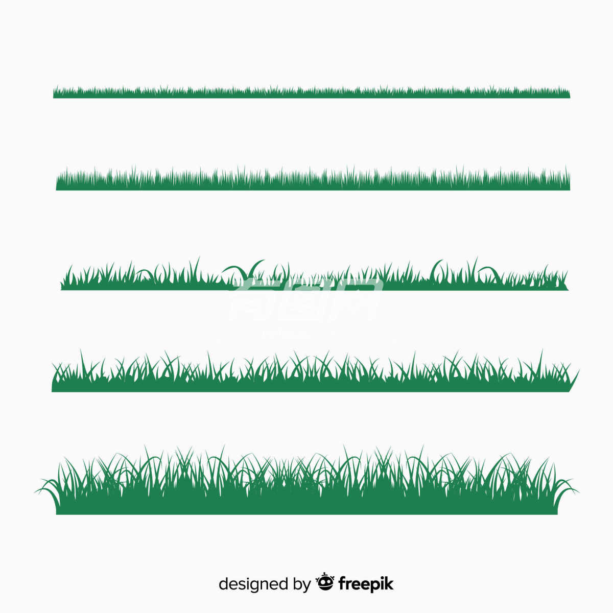 绿色草地抽象图案