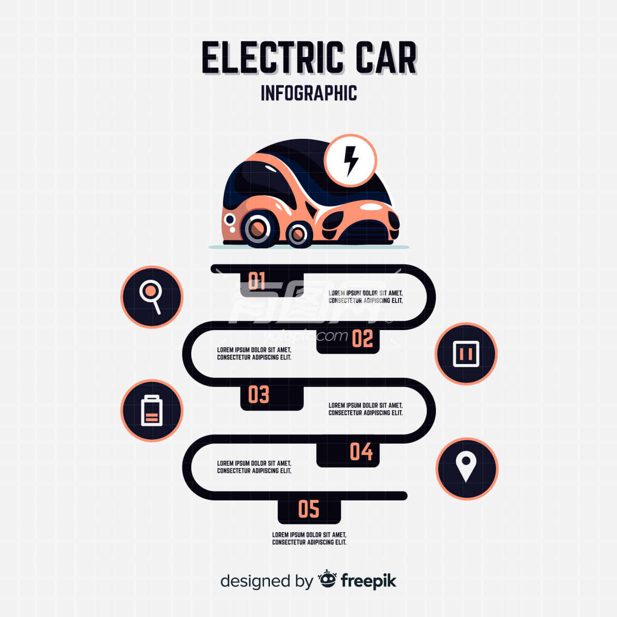 电动汽车信息图