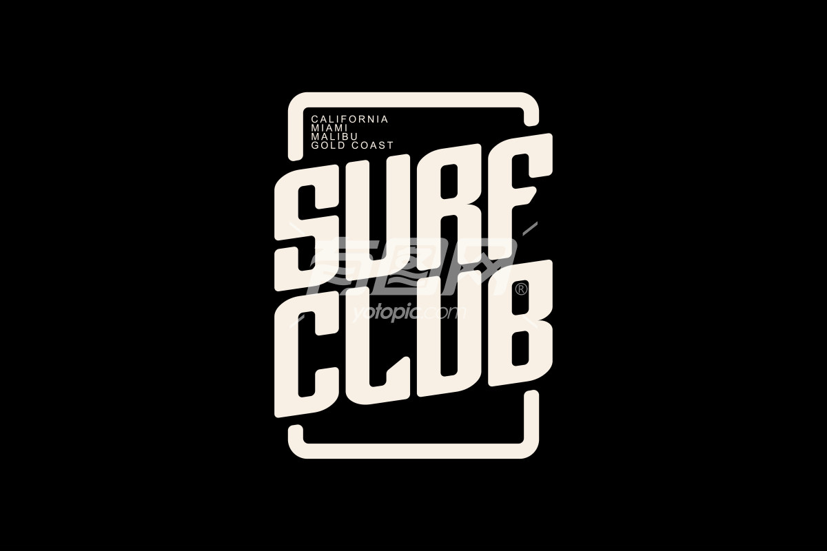冲浪俱乐部标志设计