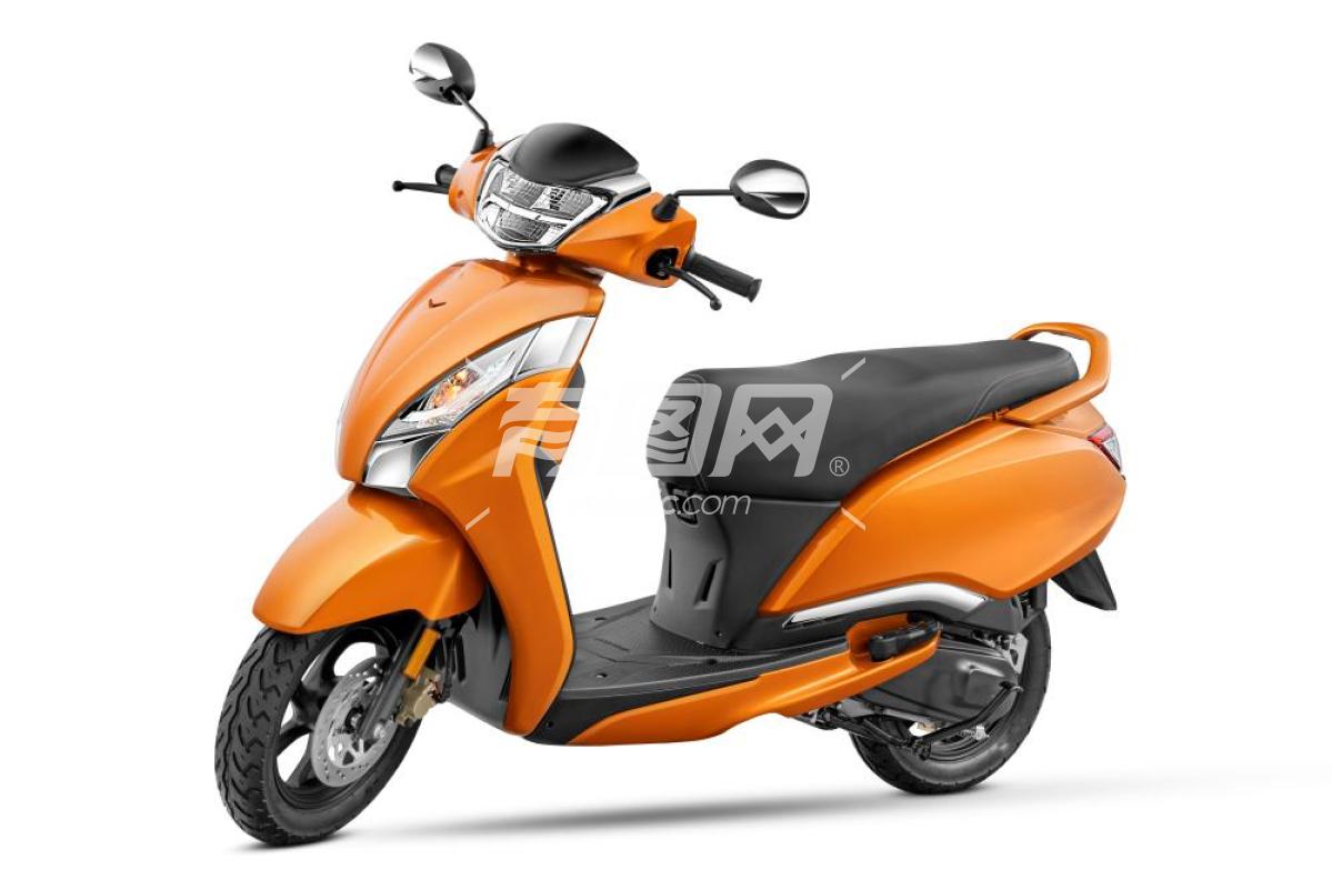 橙色的摩托车