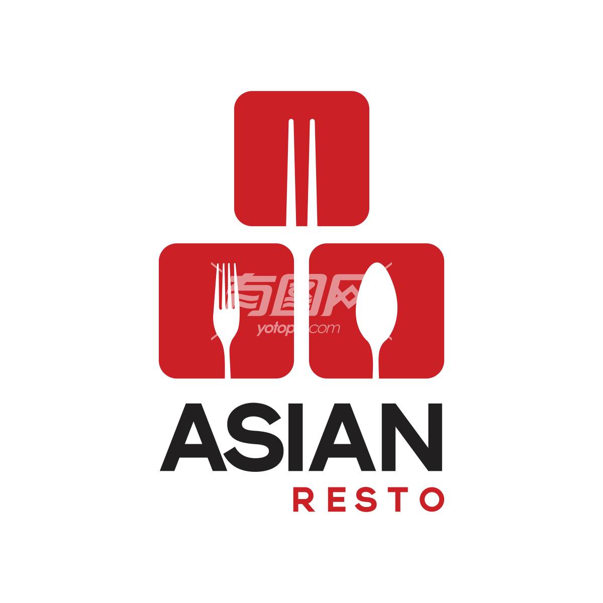 亚洲餐厅logo设计