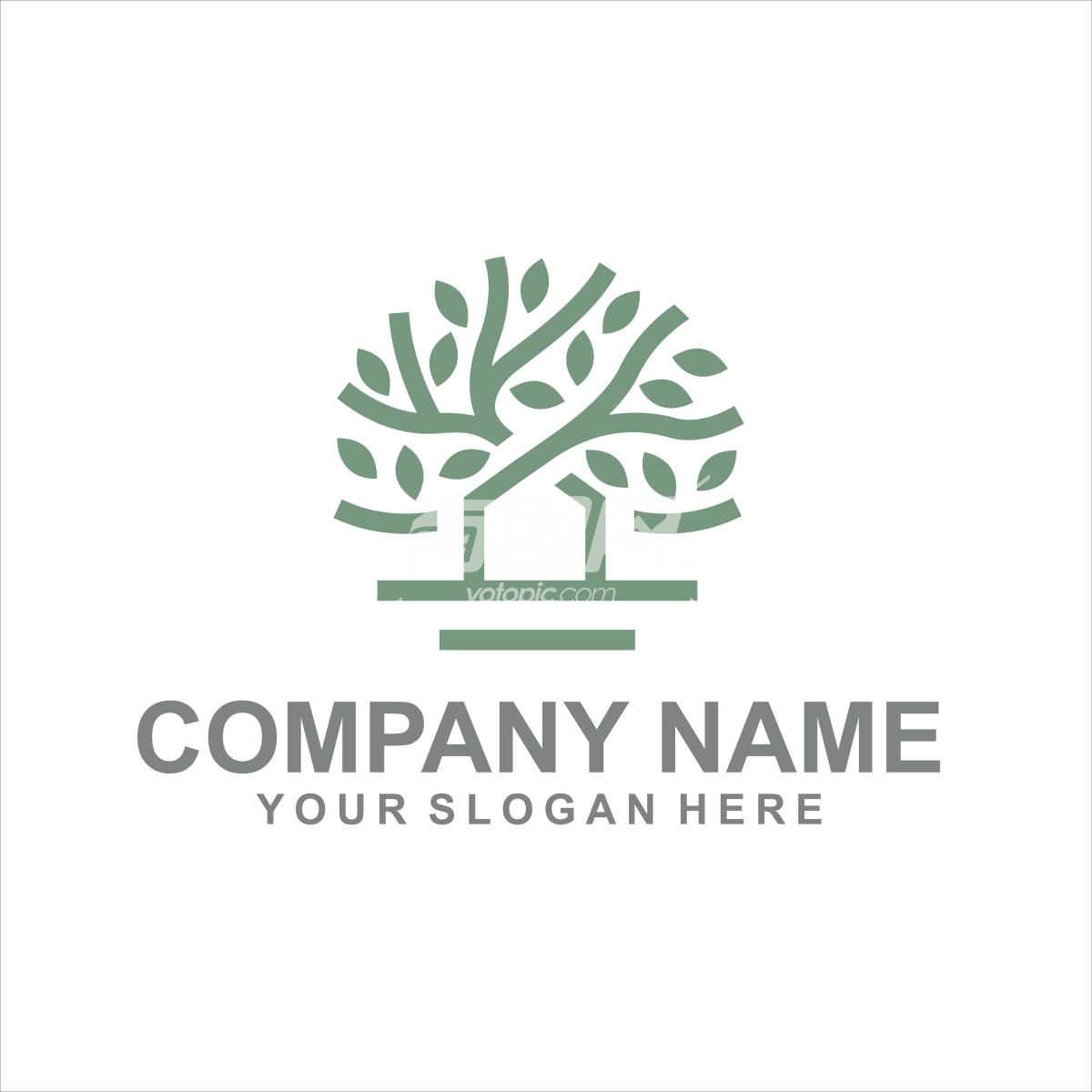 林绿化公司logo设计