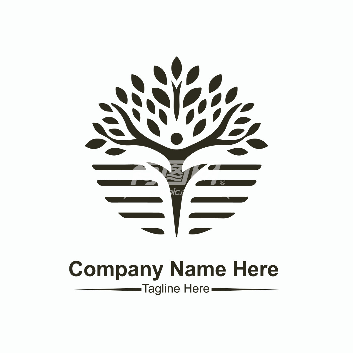 树人生态企业logo设计