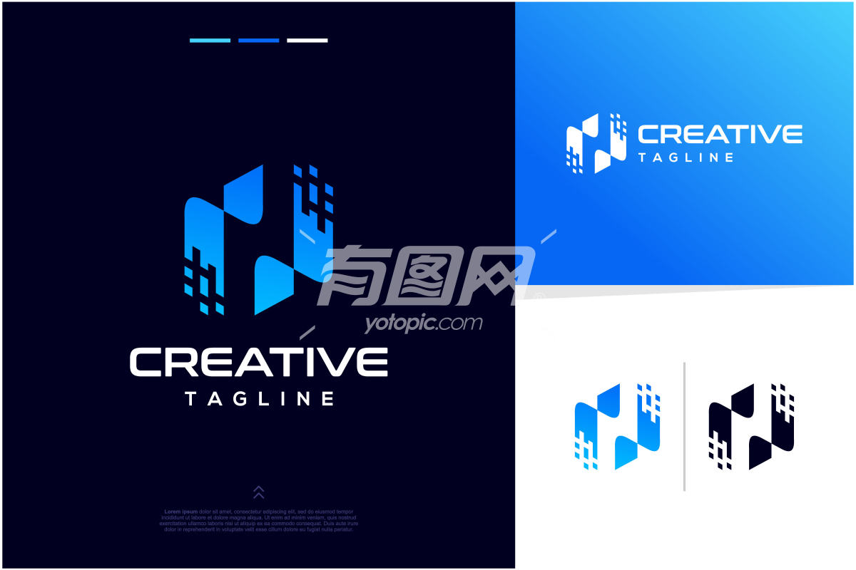 创意科技Logo设计