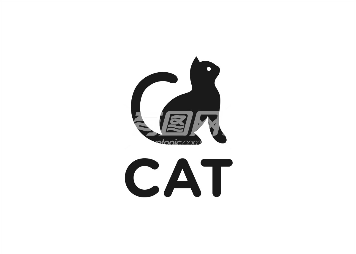 猫咪logo设计
