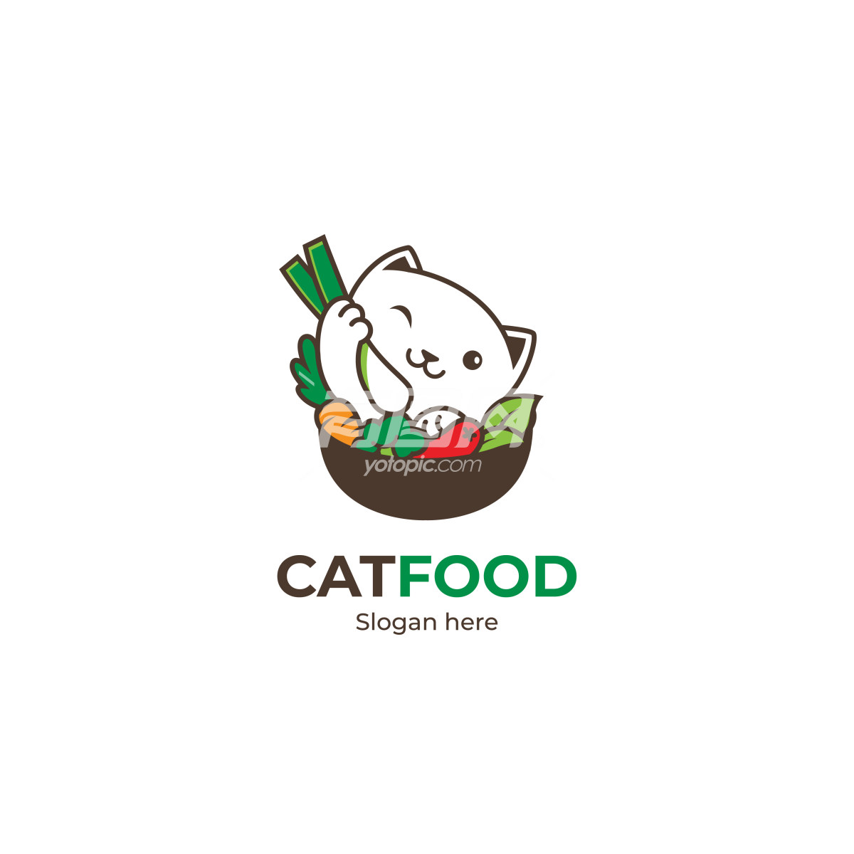 猫粮logo设计
