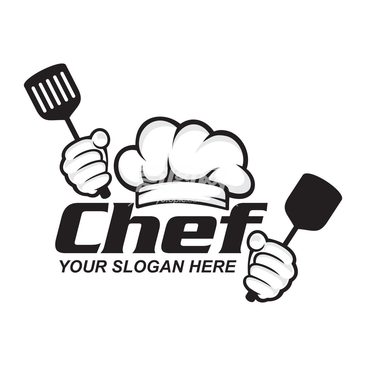 厨师主题的标志