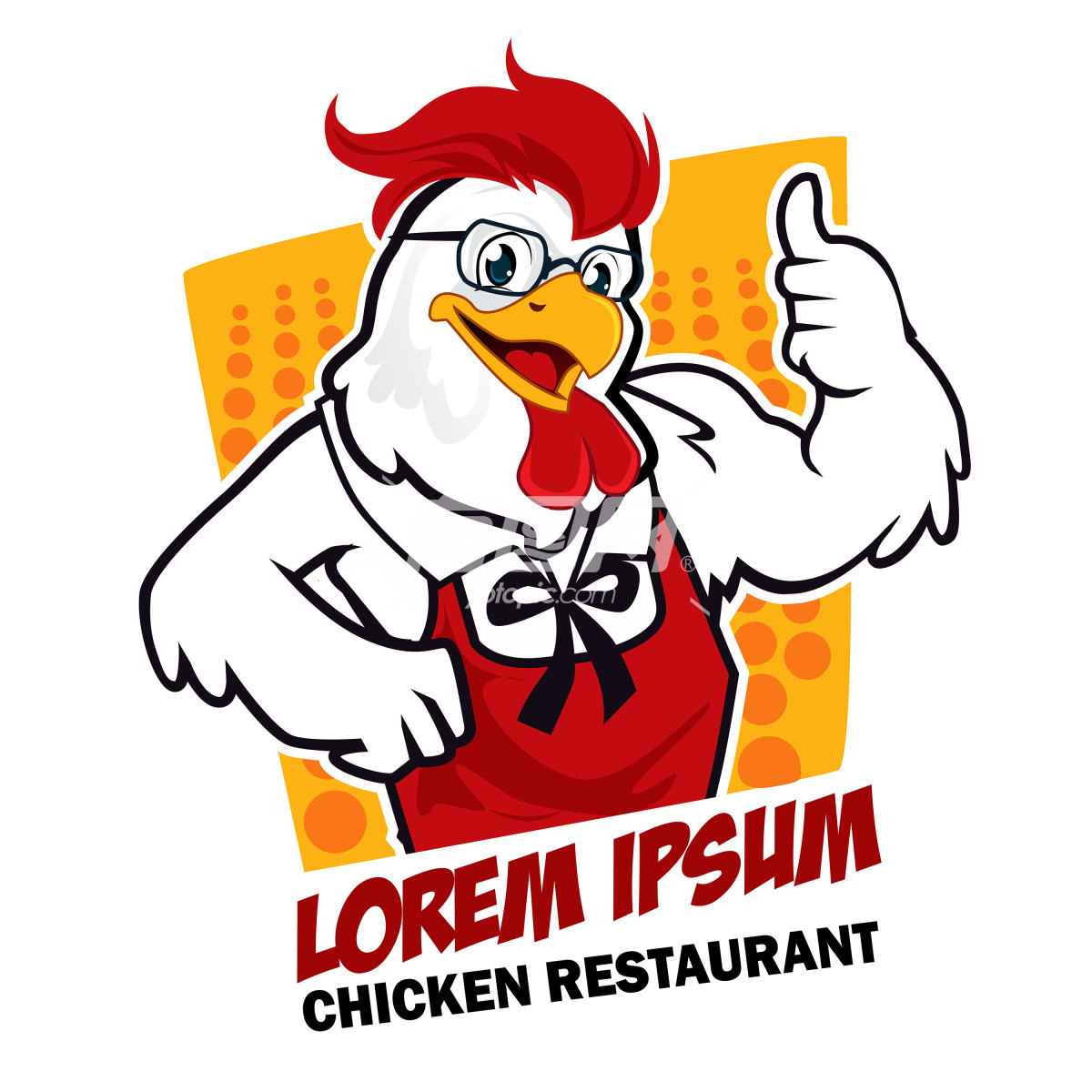 鸡肉餐厅标志设计