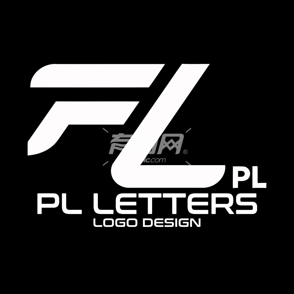 字母PL标志设计
