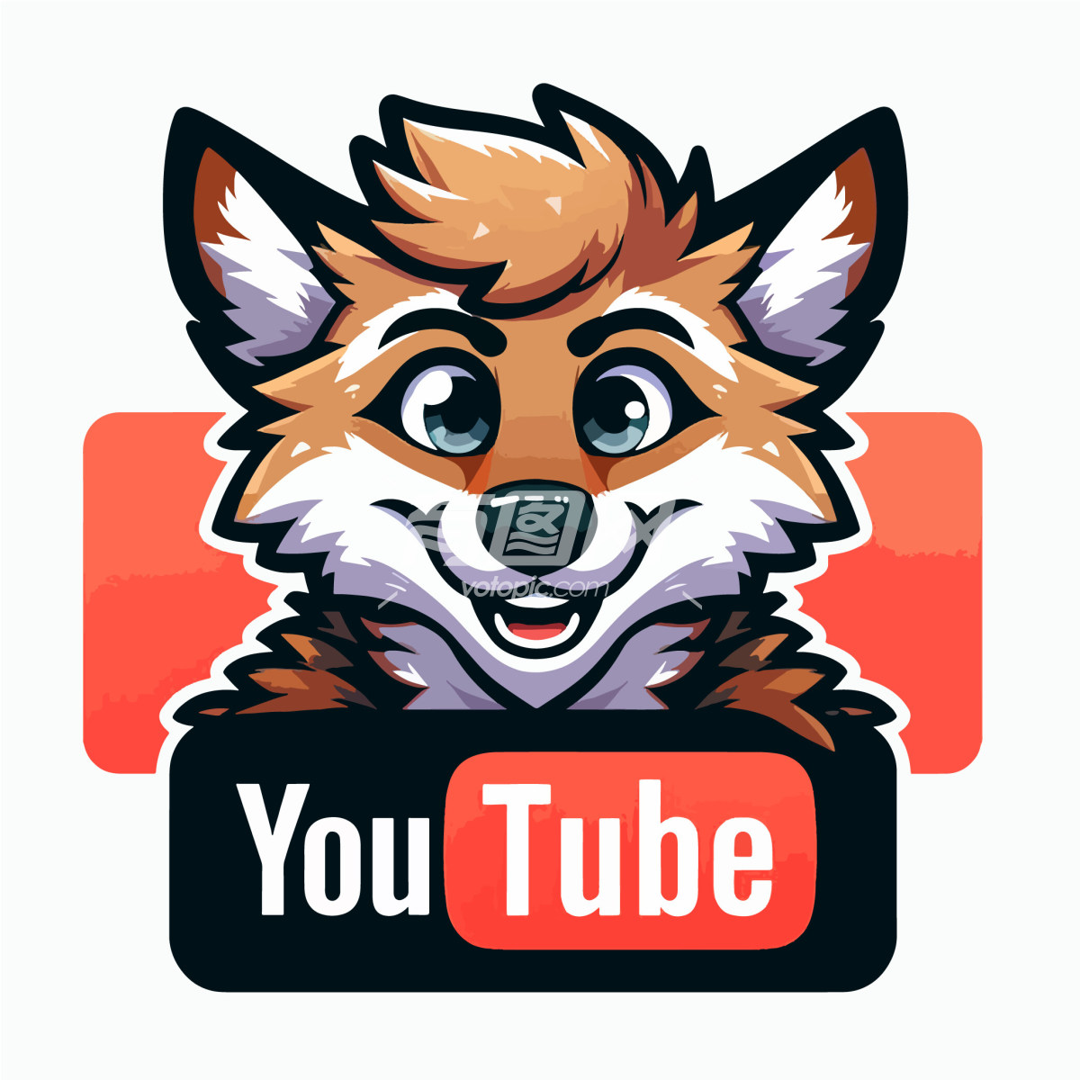 YouTube的卡通狐狸