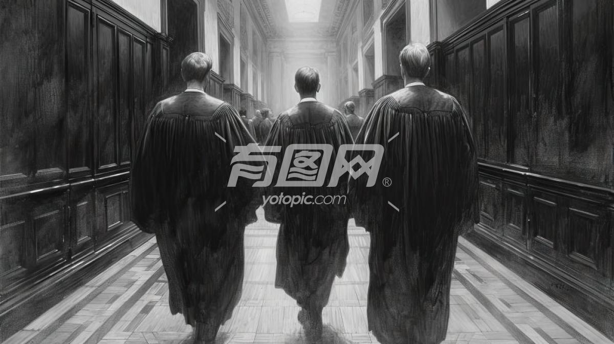 法官的背影